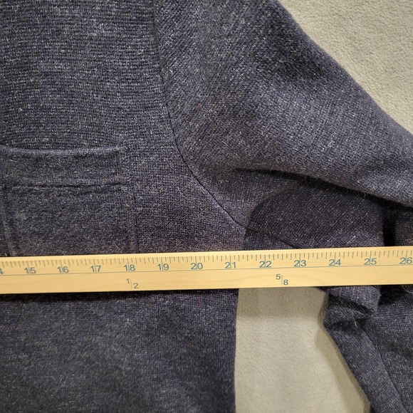 J Crew Cardigan Sweater‎ Men Size Large Chunky Knit Cotton Pockets Long Sleeve - Picture 6 of 7